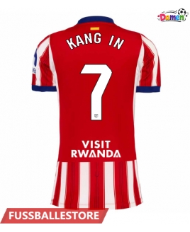 Günstige Atletico Madrid Lee Kang-in #7 Heimtrikot Damen 2026-27 Kurzarm